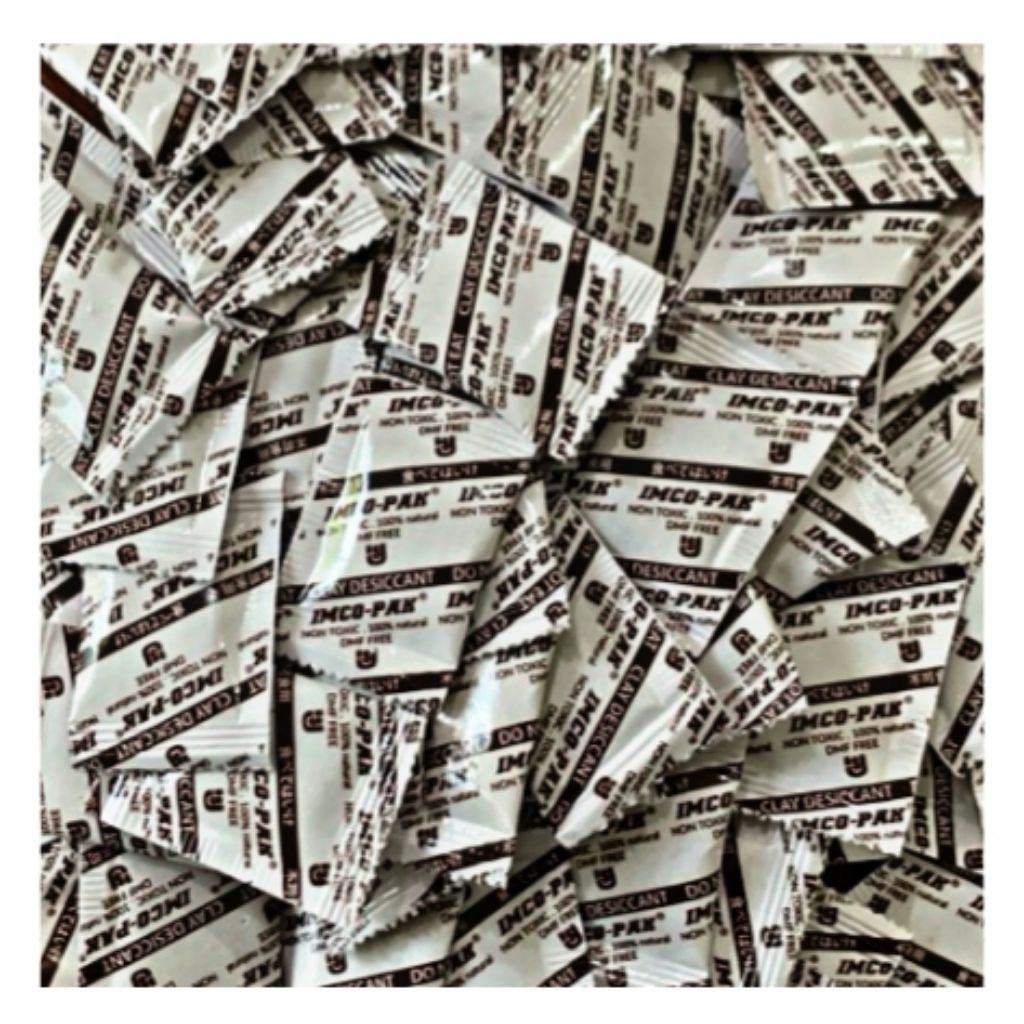 100 pcs Silica Gel Imco Pak FoodGrade Silica gel kemasan plastik tahan minyak makanan