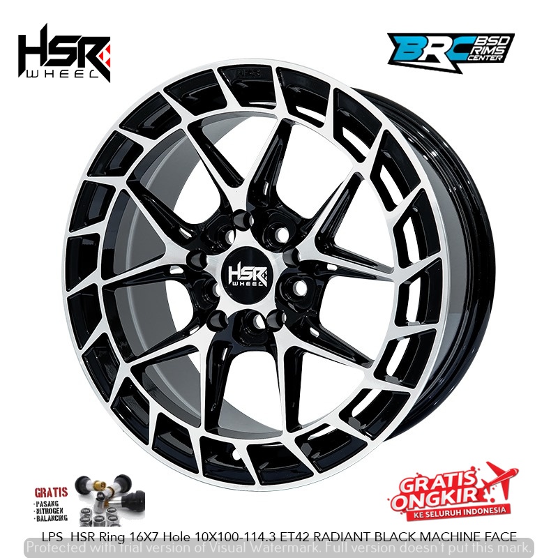 SUPER SALE Velg Mobil HSR R16 ELEGANT SPORTY HSR LPS MOBIL XAPNDER LUXIO SIENTA DLL