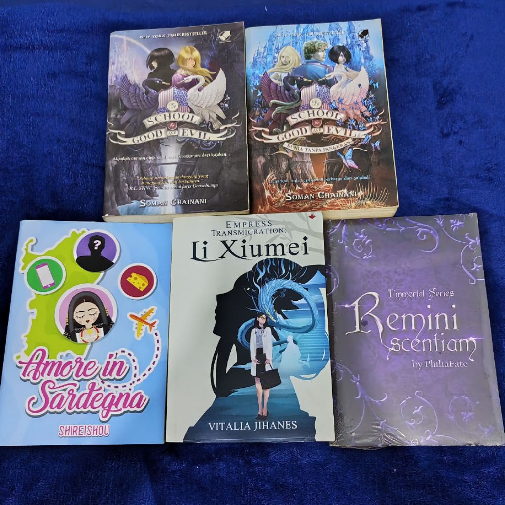 Preloved Novel Soft Cover - The School for Good and Evil 1 & 2