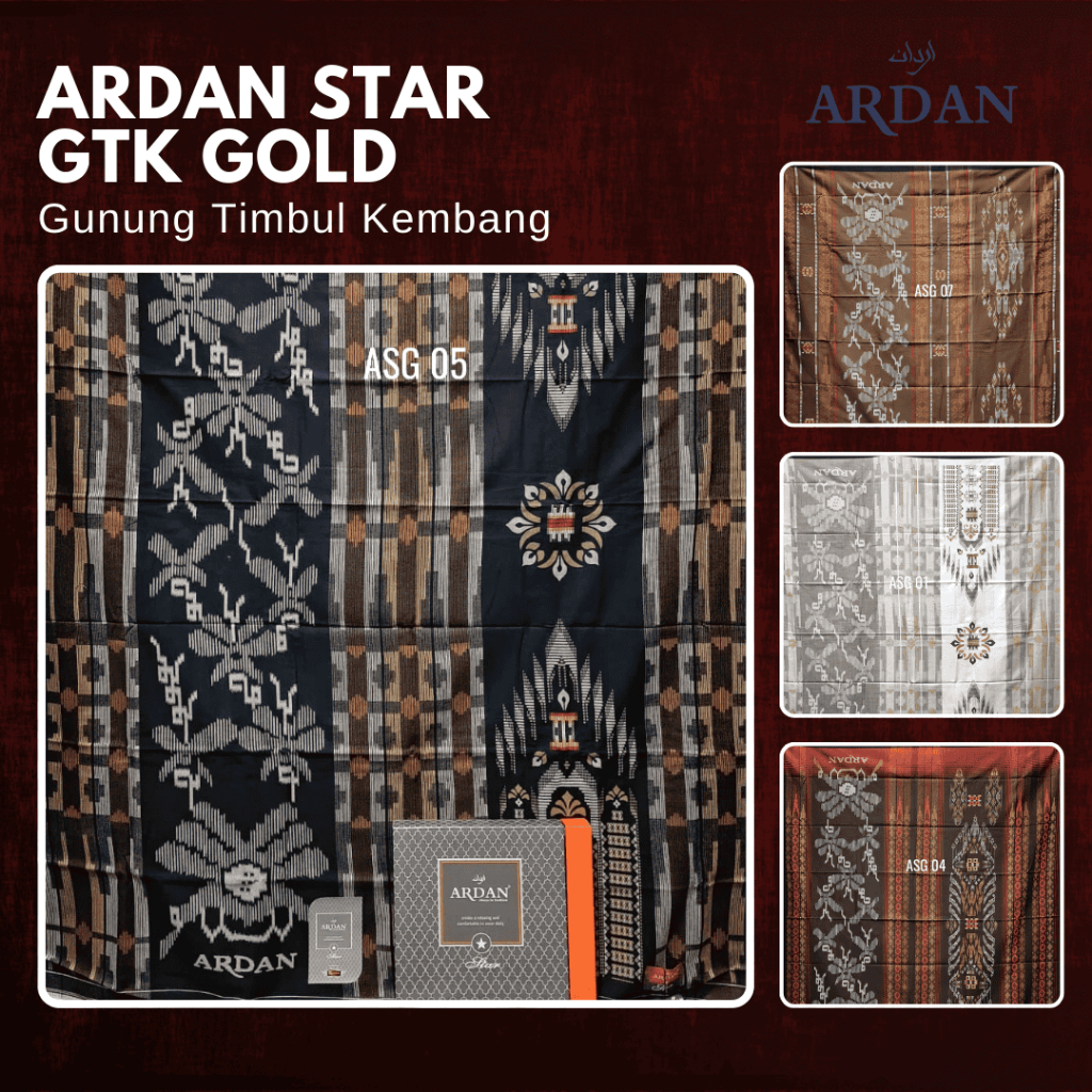 SARUNG ARDAN STAR GOLD GTK JKM DKM