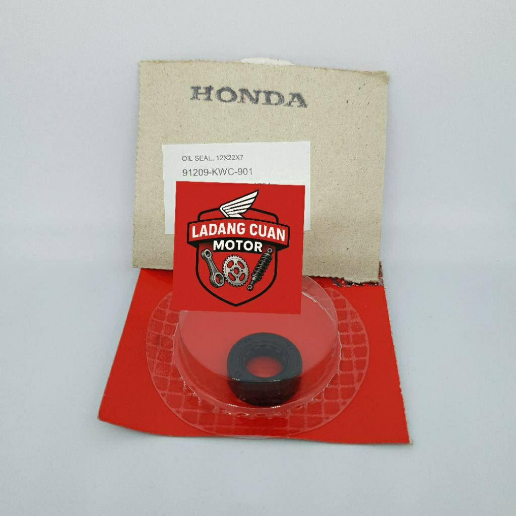 91209KWC901 OIL SEAL 12X22X7 SIL OLI AS PERSNELING OPERAN GIGI SONIC SUPRA GTR CB 150 R CBR 150R CS1