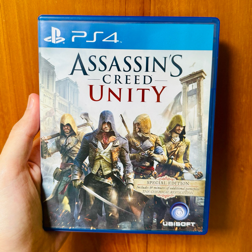 Bd Kaset Ps4 Assassins Creed Unity PS4 Assassin Assasin Creeds AC Unity Playstation PS 4 5 CD disc G