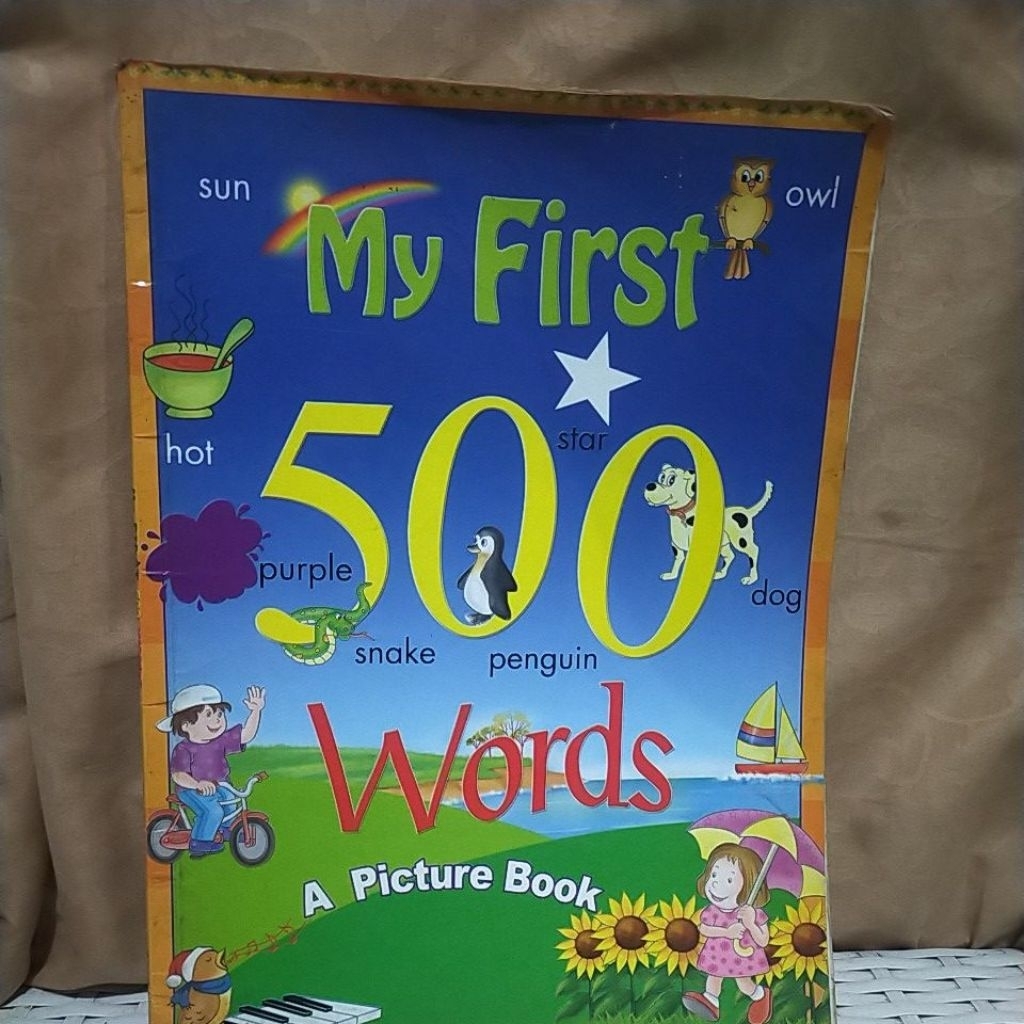 MY FIRST 500 WORDS - A PICTURE BOOK