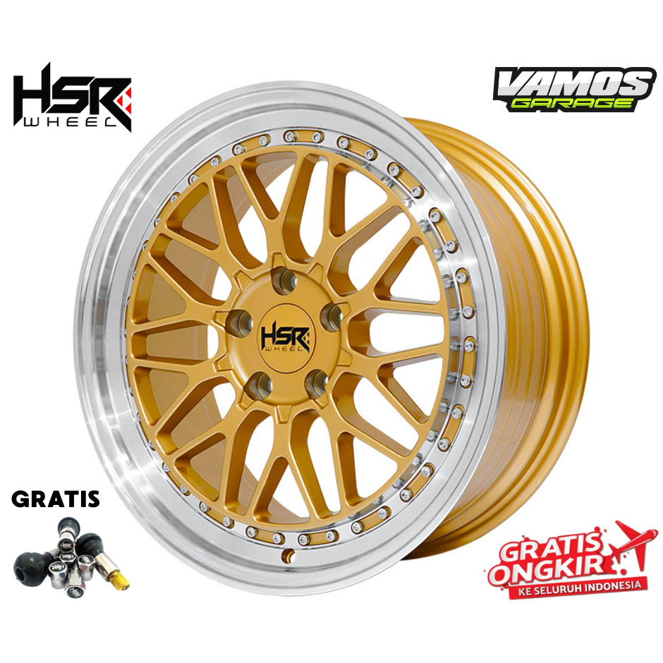 Velg Mobil SIGI HSR R18 PCD 5x114,3 – Warna Gold ML | Buat Civic Turbo, HRV, CRV, Innova Zenix