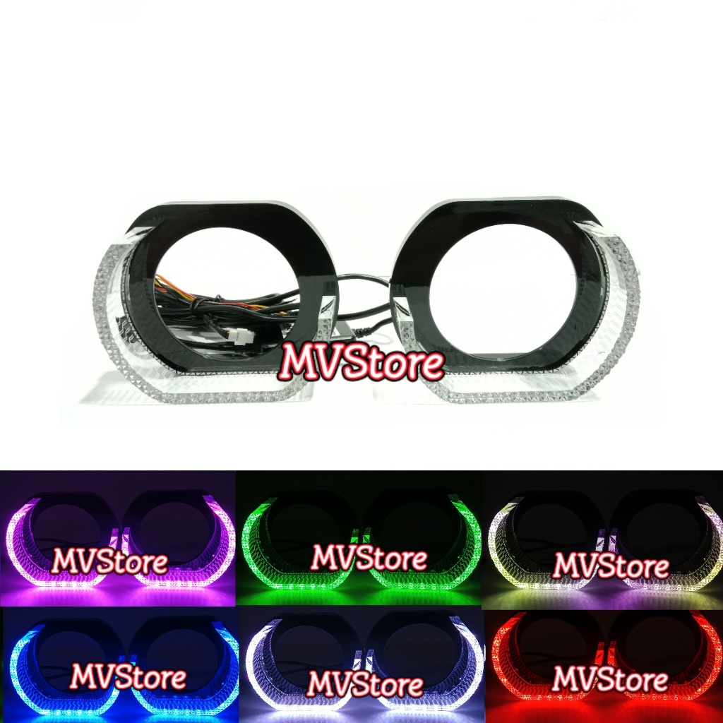 Lampu Shroud BMW SPORT 3 Inch Acrylic 5D glory RGB Shroud Lampu Biled 3 INCH Kristal RGB