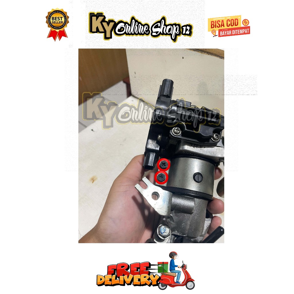 BAUT KLEM INTAKE THROTTLE BODY ( 2 BAUT ) PCX ADV STYLO 125 150 160 CBU ABS CBS NEW TAHUN 2015 - 202