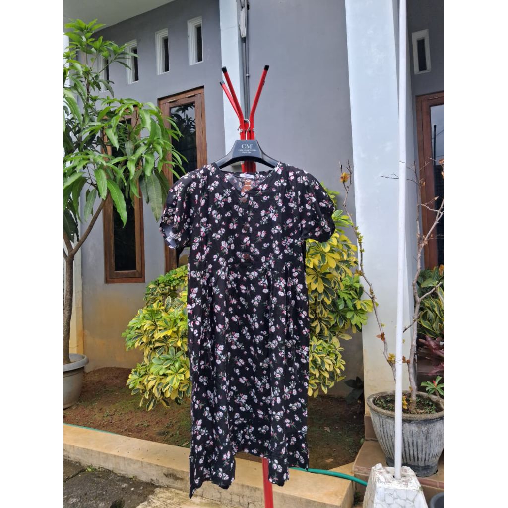 Daster Wanita Kekinian Model Ciby Home Dress Ukuran Jumbo