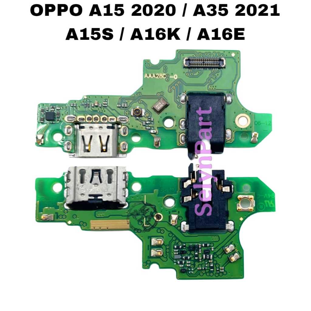 PAPAN CAS / PCB CAS / CONECTOR CAS HP OPPO A15 2020 / A35 2021 / A15S / A16K / A16E