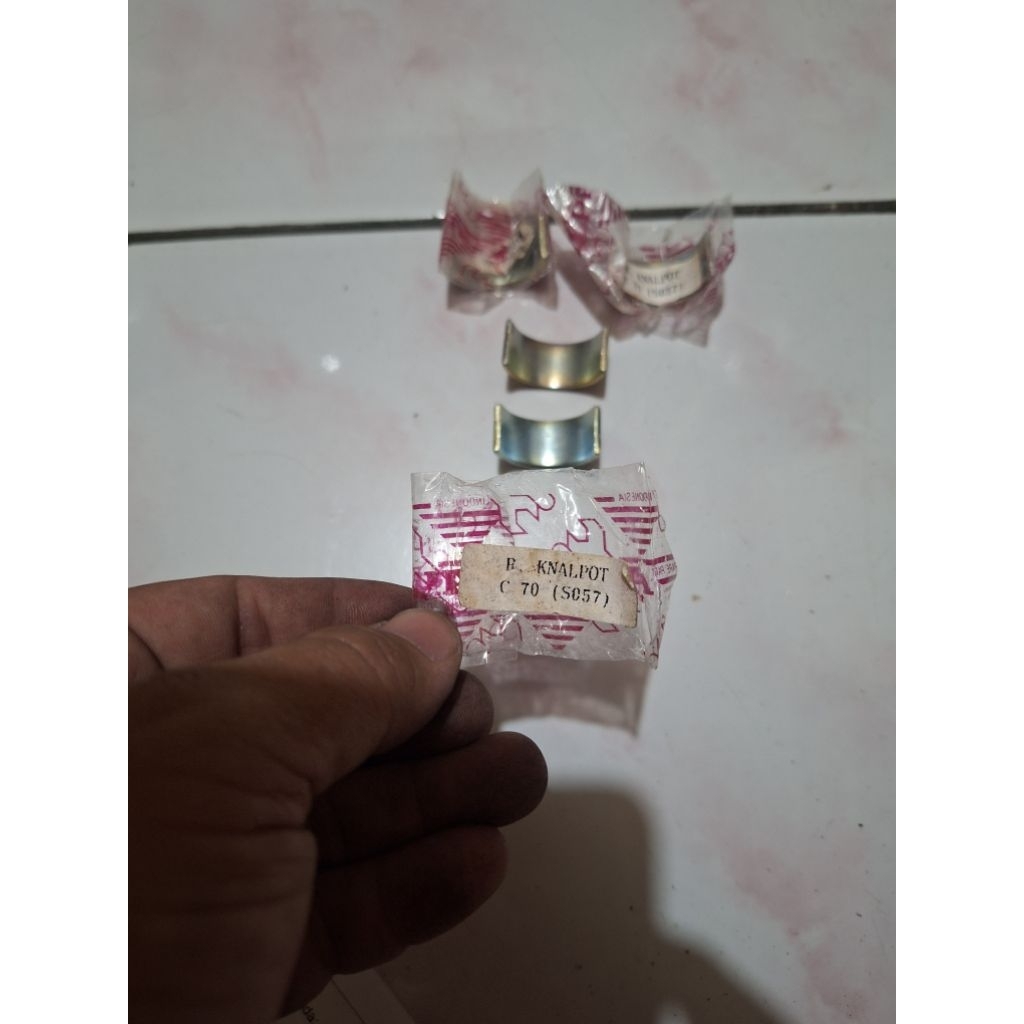 kuku knalpot plat tahanan knalpot plat leher knalpot cincin ring knalpot honda c50 c70 pispot c700 c