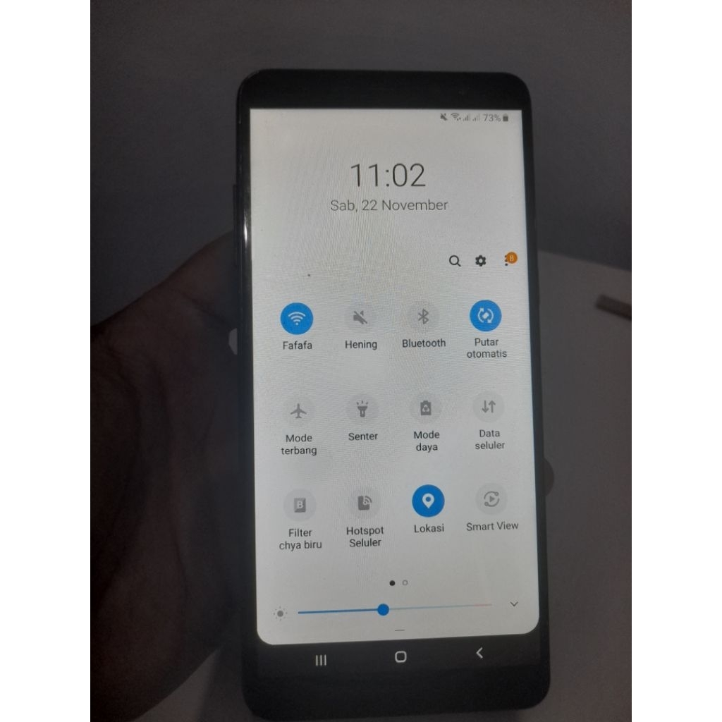 LCD BEKAS SAMSUNG A8 PLUS