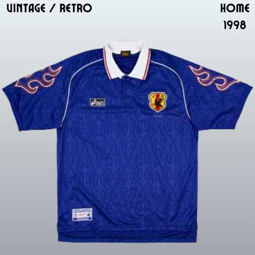 Jersey retro jepang home 1998
