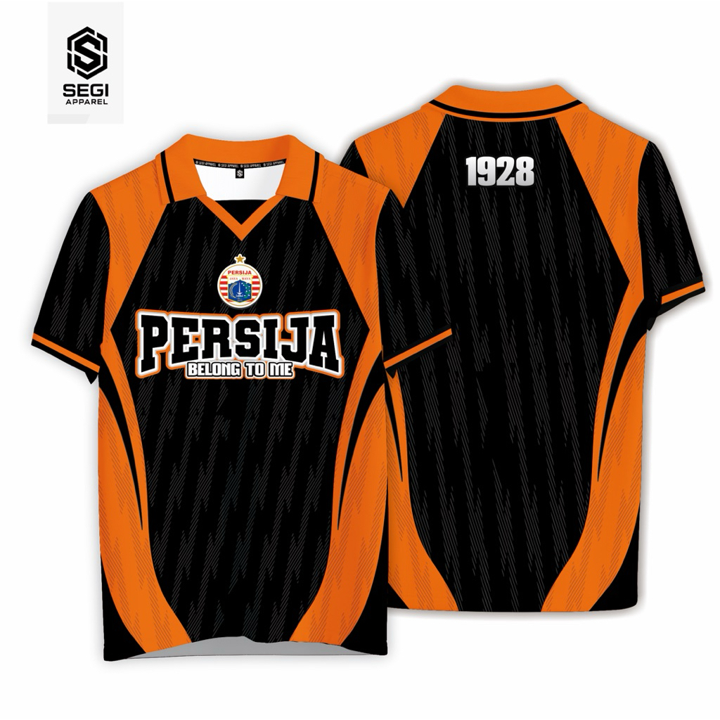 Jersey Fantasy Vintage Retro Persija Jakarta 1928 | Jersey Football | Jersey Casual Unisex Sport