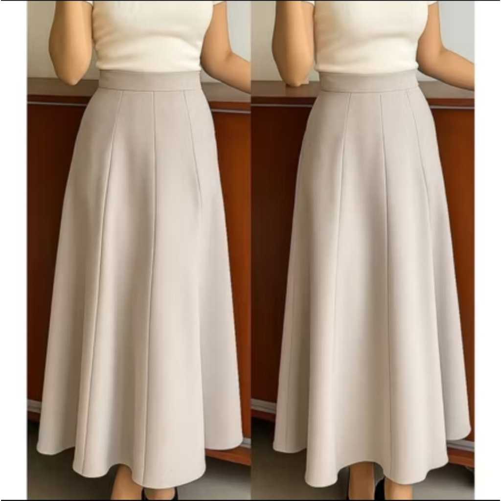 Rok Audy Skirt Korean Style Anti Kusut Loose