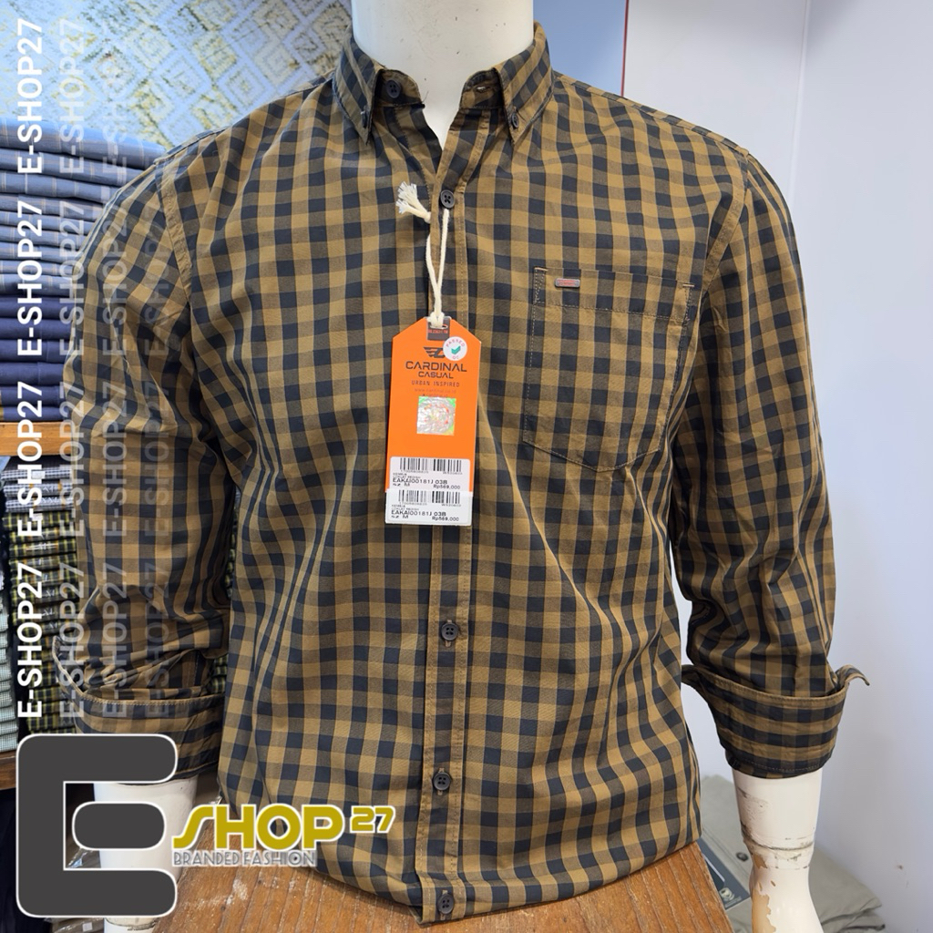 kemeja pria brand CARDINAL - reguler EAKAI00181J 03B