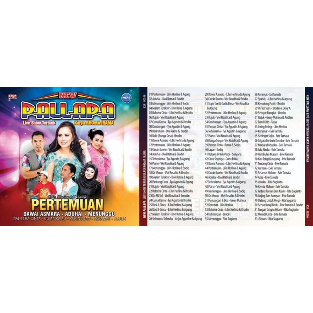 Kaset mp3 lagu palapa karya roma  pertemuan 2025