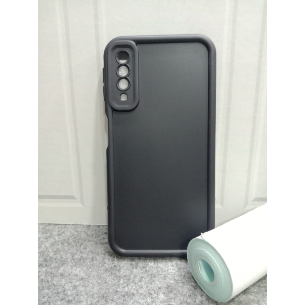 Softcase SAMSUNG A7/A70/ A7050/ 2018matte black procam case premium berkualitas elegan dan mewah