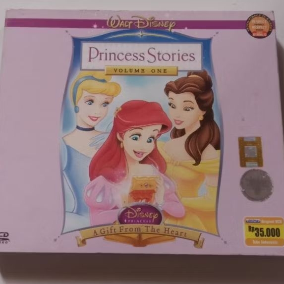 VCD Original Animasi Walt Disney Princess - A Gift From The Heart  Volume One Teks Indonesia