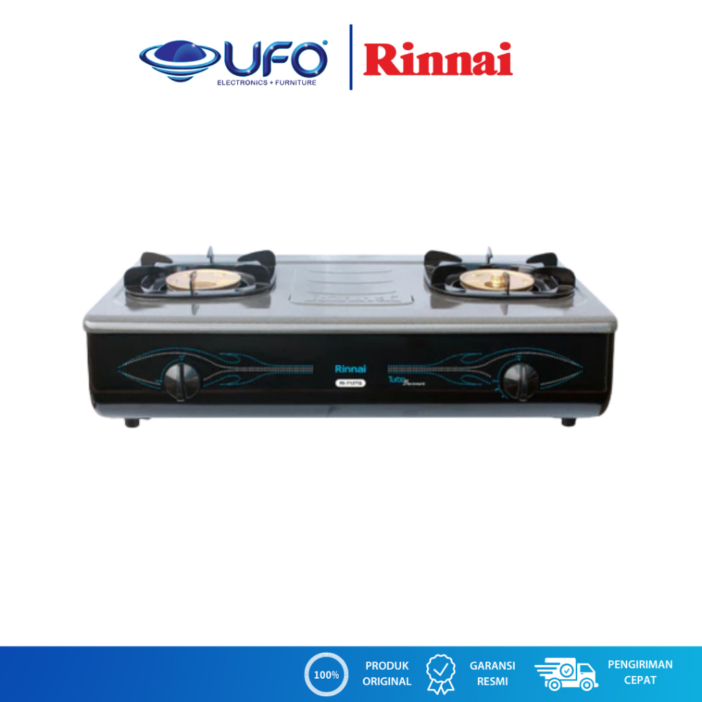 Rinnai Kompor 2 Tungku Api Turbo RI712TG