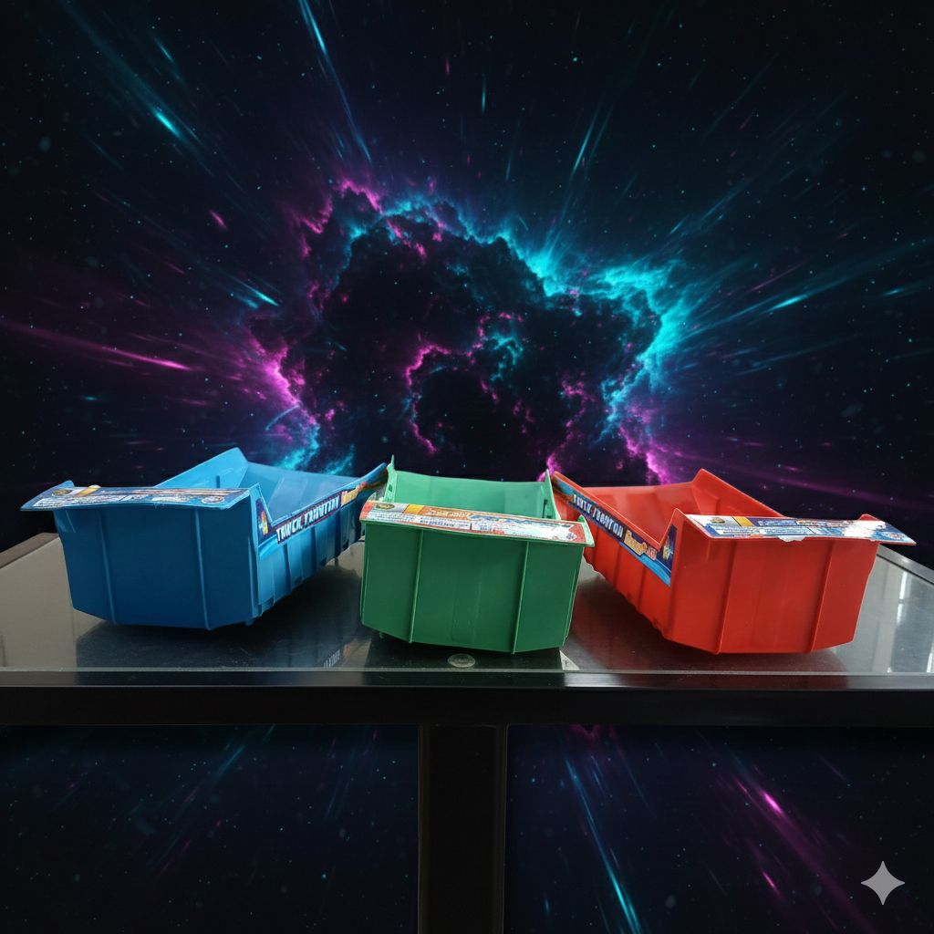 BAK TRUCK DAN RODA TRUCK PLASTIK MAINAN ORIGINAL