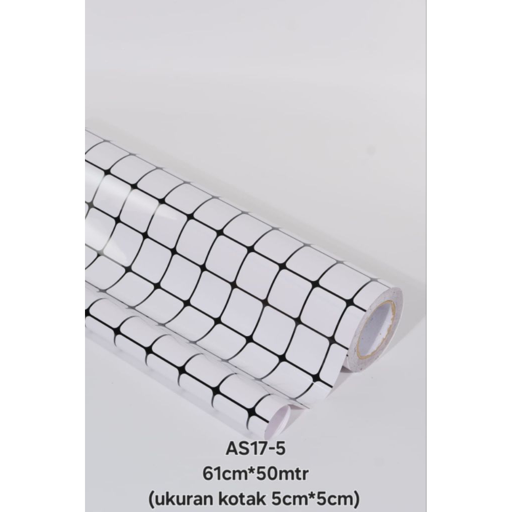 Sticker DECOFix Background Aquarium warna Putih