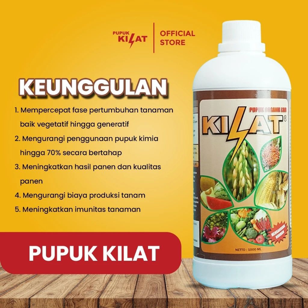 PUPUK KILAT - Pupuk Organik Kilat Hormon