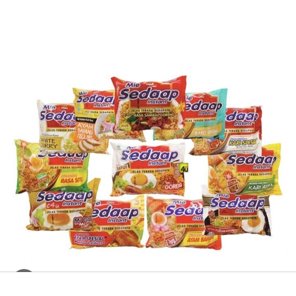 Mie Sedap goreng dan kuah All varian / Mie instan Sedap