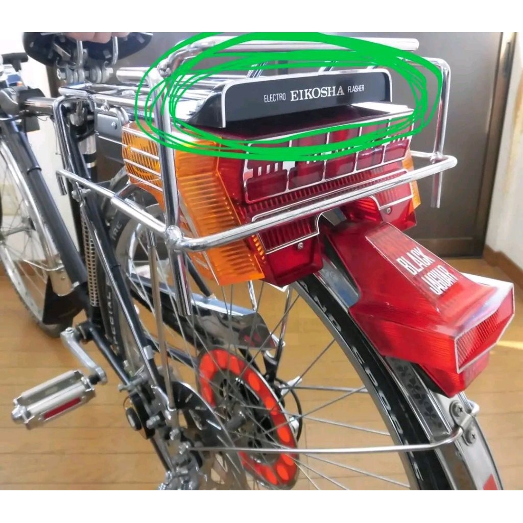 aksesoris lampu belakang sepeda jadul deki