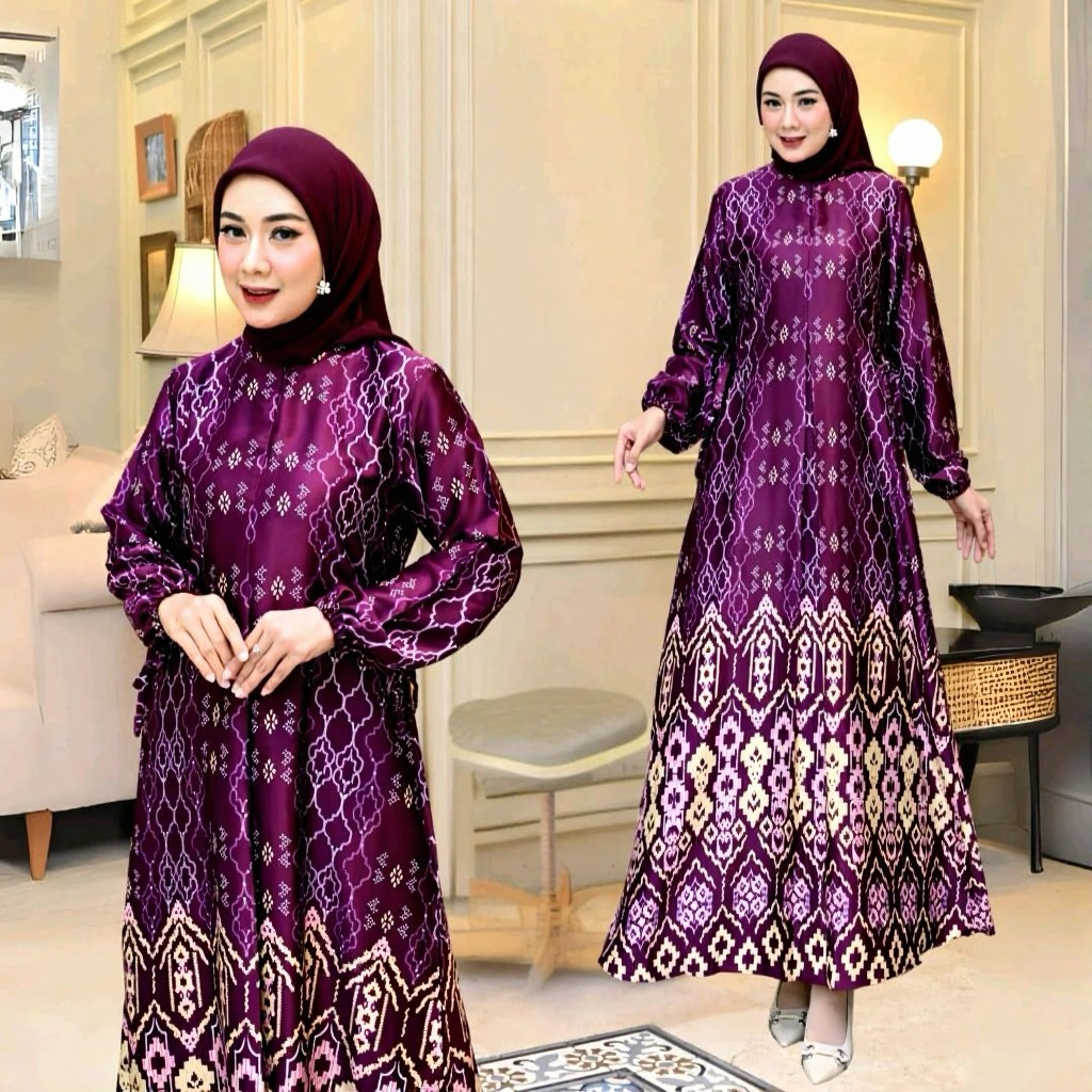 Gamis Premium Look Elegan – Bahan Adem, Halus & Mewah