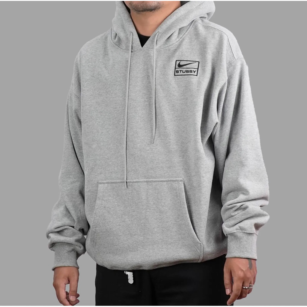 Nike x Stussy NRG Dark Grey Hoodie Size S (100% Original)