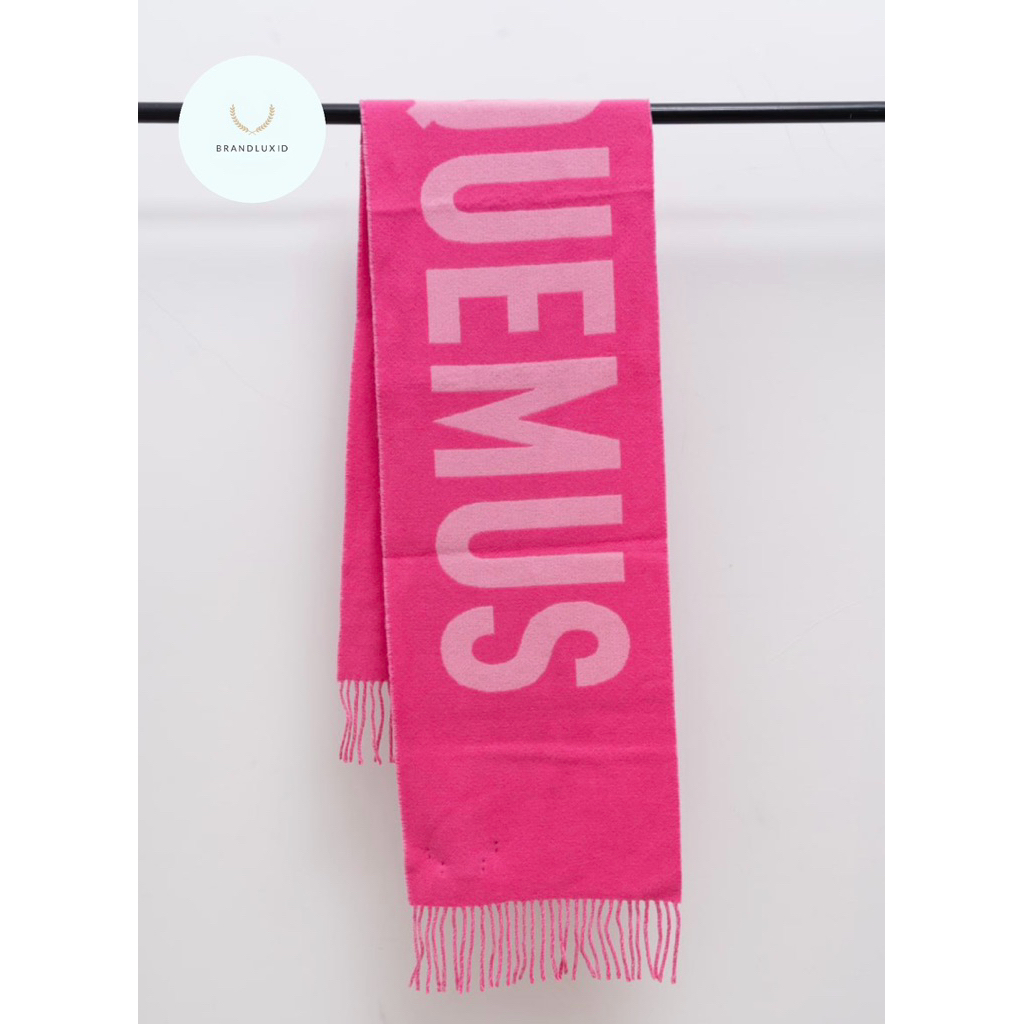 Jacquemus The jacquemus scarf Multi Brown Multi Pink