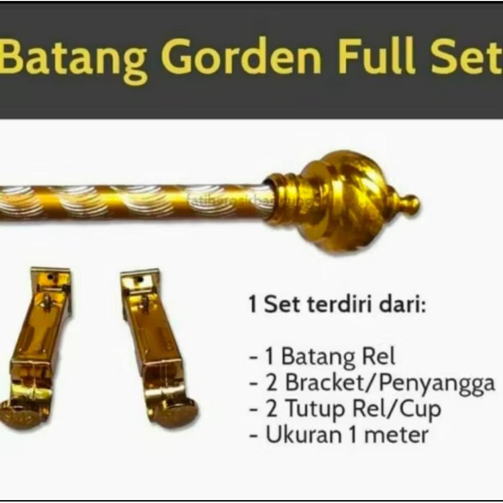 Batang Gorden Full Set 1 Meter