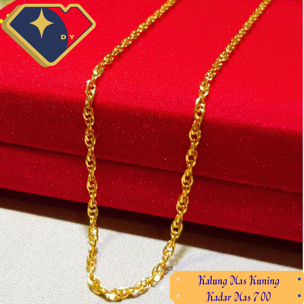 Kalung Rantai mas Kuning Baru 024 Kadar mas 700