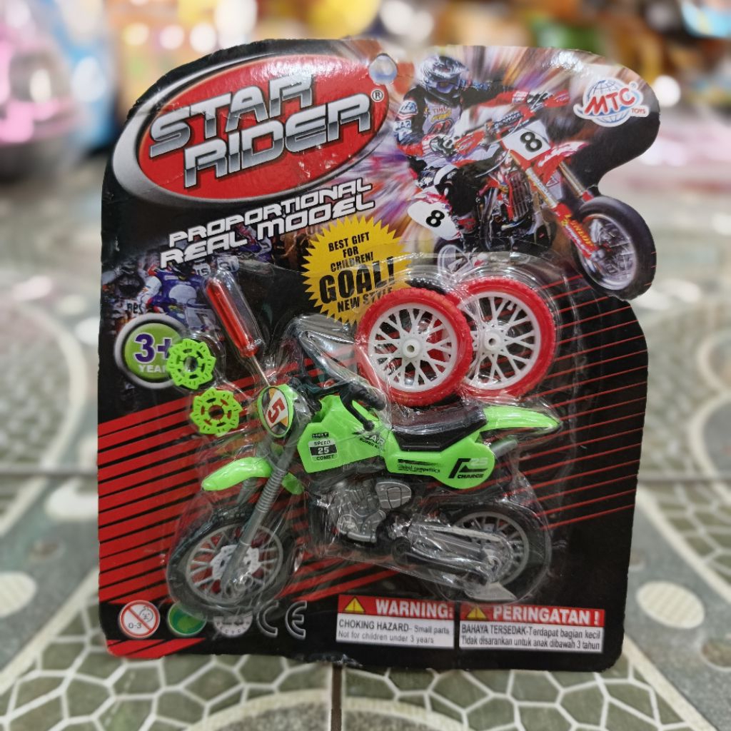 Mainan Anak Motor Trail Star Rider tokolubna_