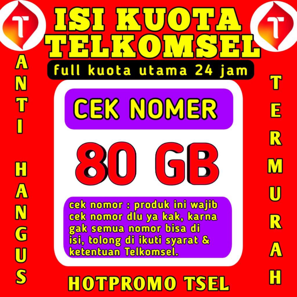 PROMO TERMURAH KUOTA SIMPATI 100GB FULL INTERNET - PAKET DATA TELKOMSEL FULL 24 JAM TERMURAH