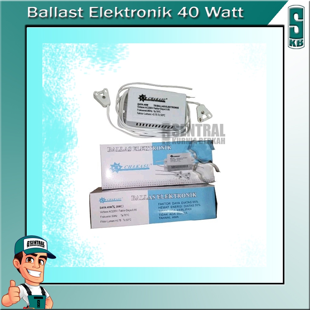 Ballast Elektronik Balas Elektrik T8 Chakasu 40 Watt