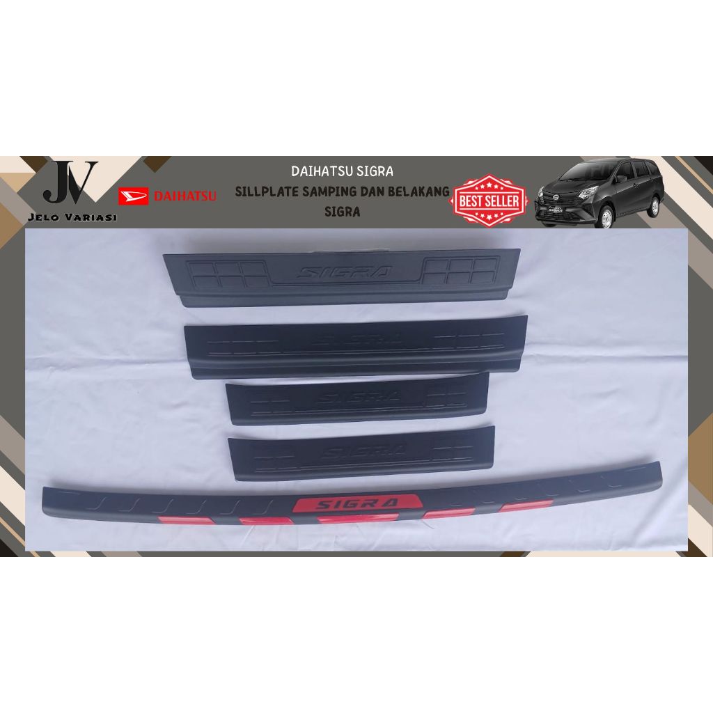 Paket Sillplate Injakan Samping Belakang Mobil Daihatsu Sigra