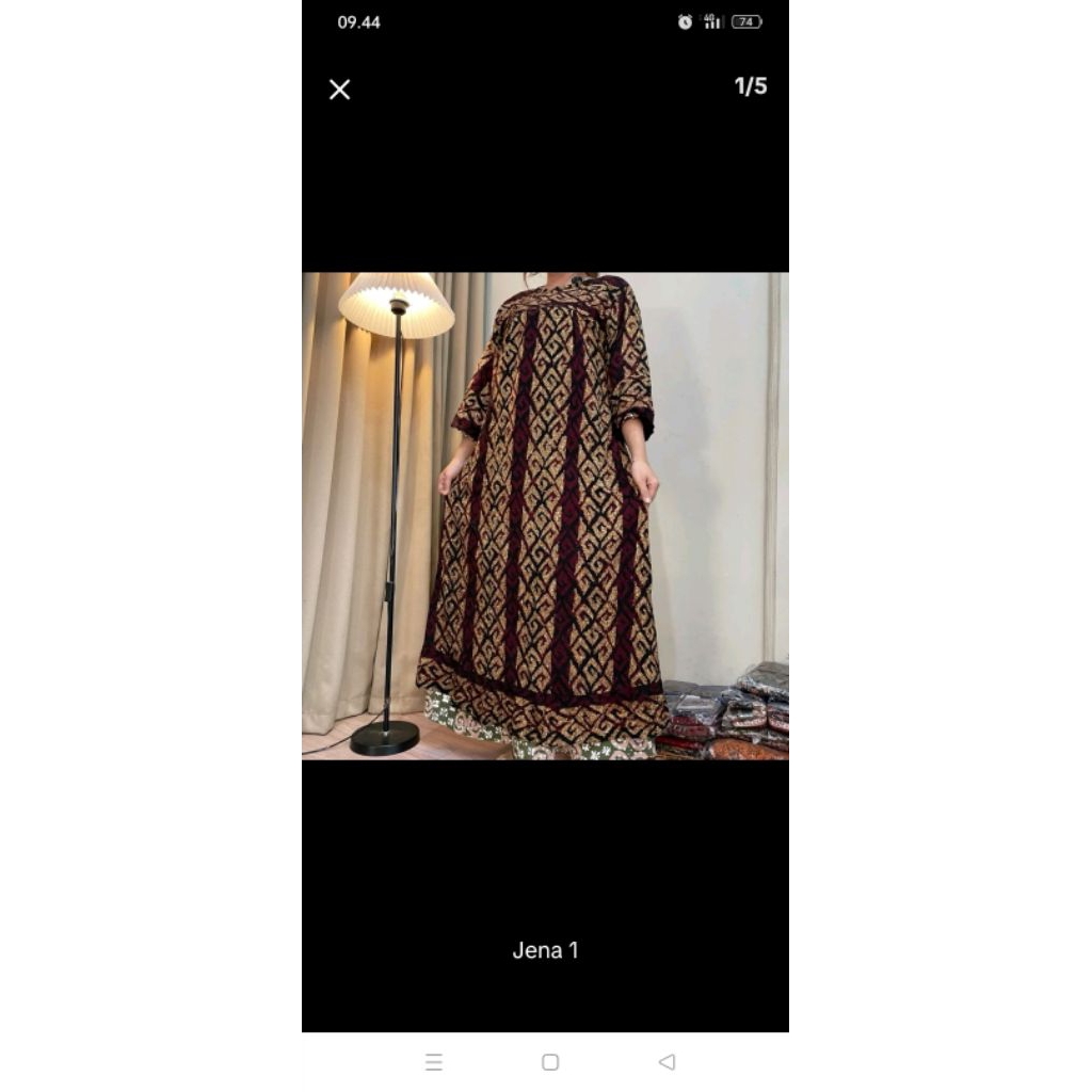 daster jenna label rumina abtik fashion_Nafisss