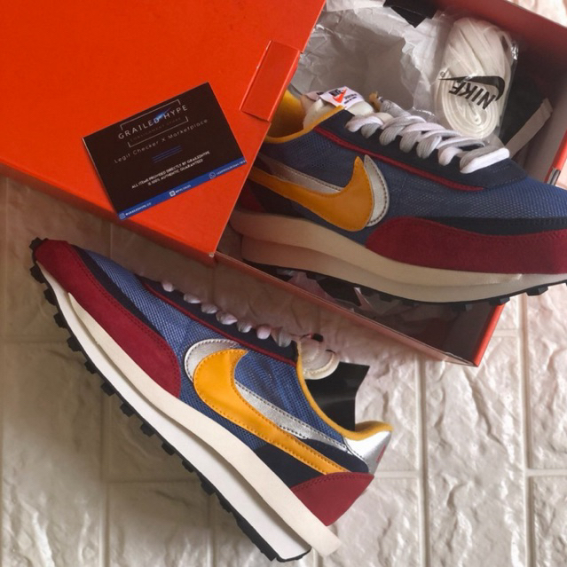 Nike LD Waffle x Sacai Varsity Blue Red Multi (100% Authentic)