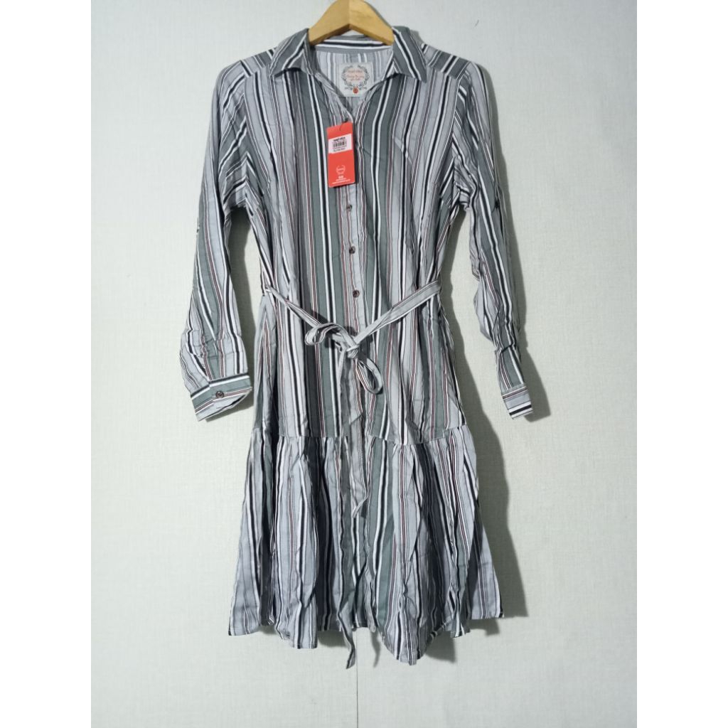 Novel Mice - Dress/Tunik Rayon Salur Size S