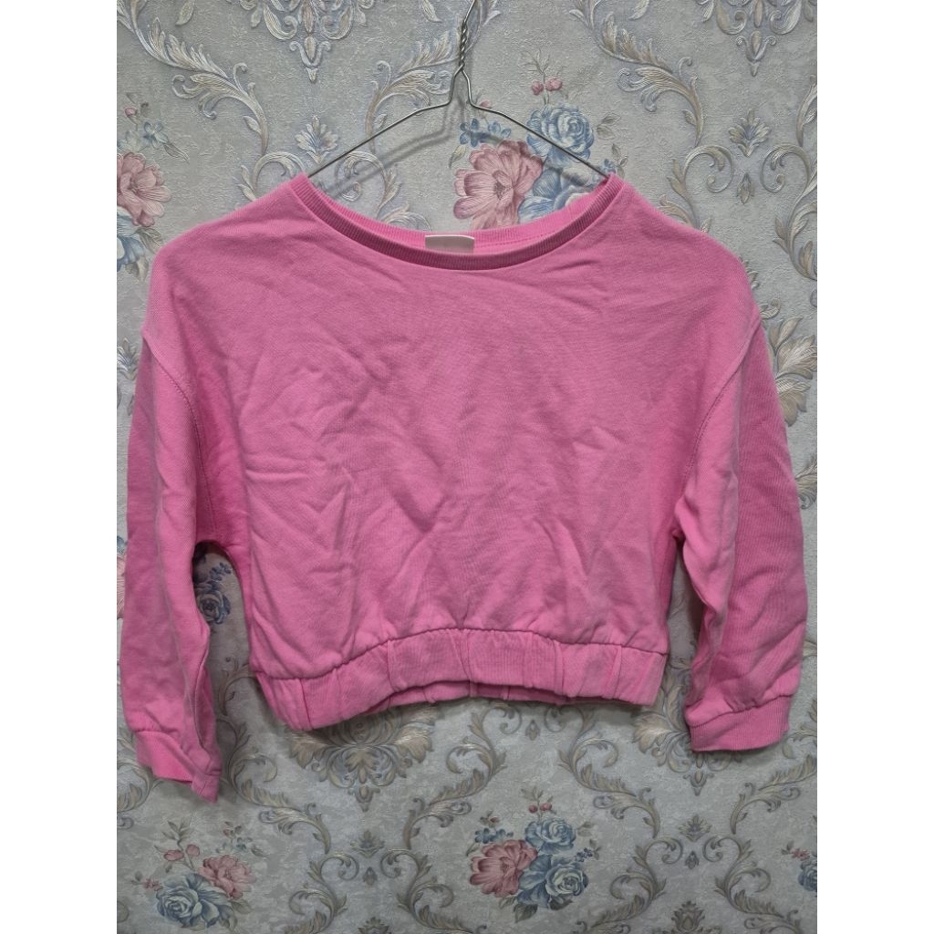 Kaos Crop top Anak Zara