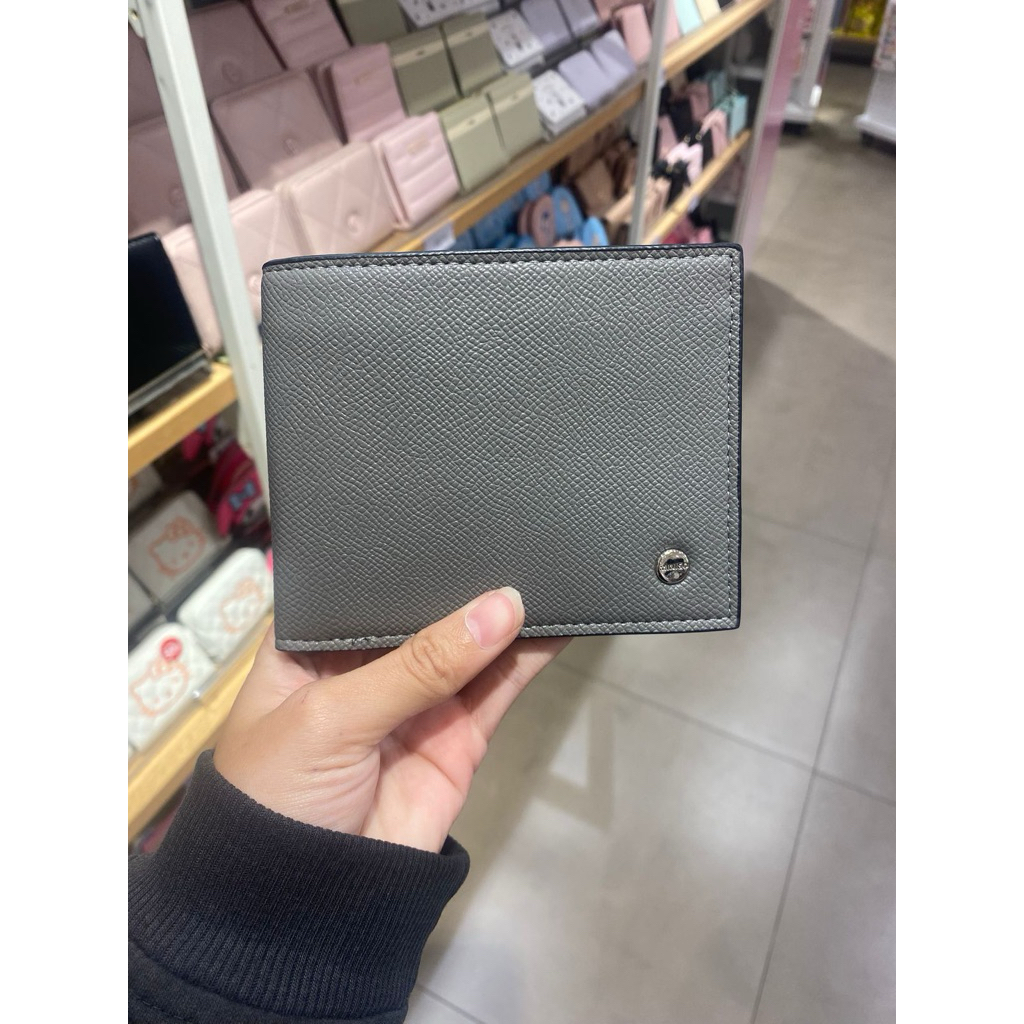 Miniso - Men's Business Textured Short Wallet (Grey)