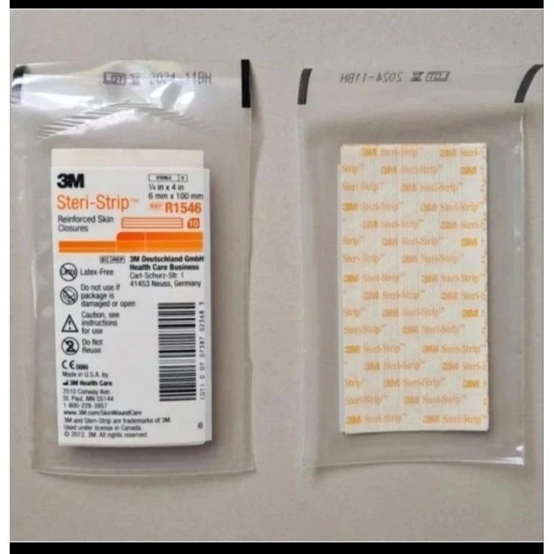Steri Strip R1546 3M Plester Penutup Luka Tanpa Jahitan Eceran Perban Per Pcs