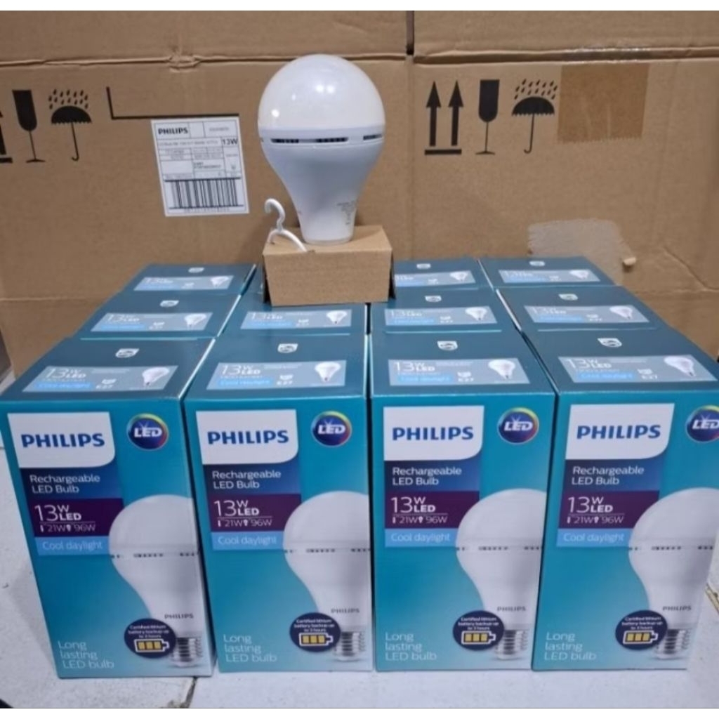 PROMO PHILIPS EMERGENCY 13 WAT CAHAYA PUTIH LAMPU OTOMATIS