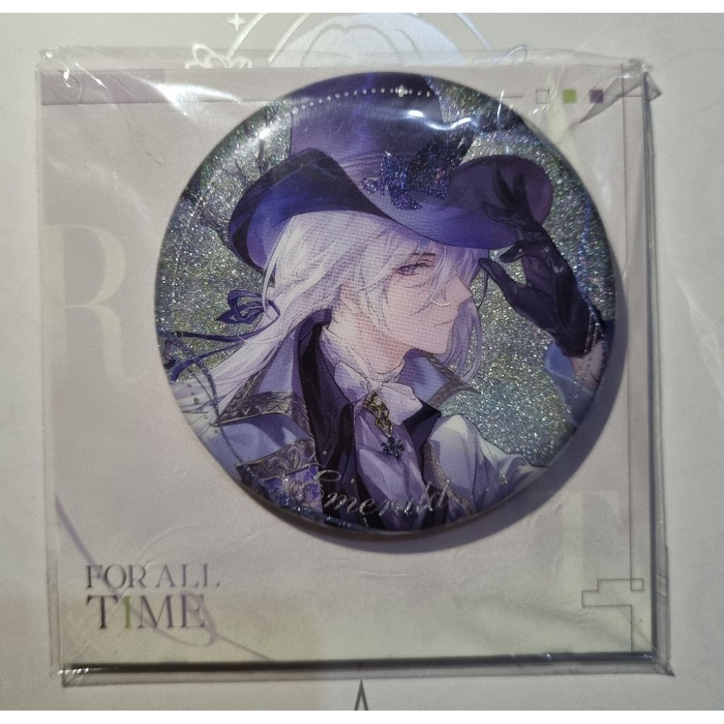 Badge 75mm Cael Anselm, Emerald, Yexuan - Lovebrush Chronicles