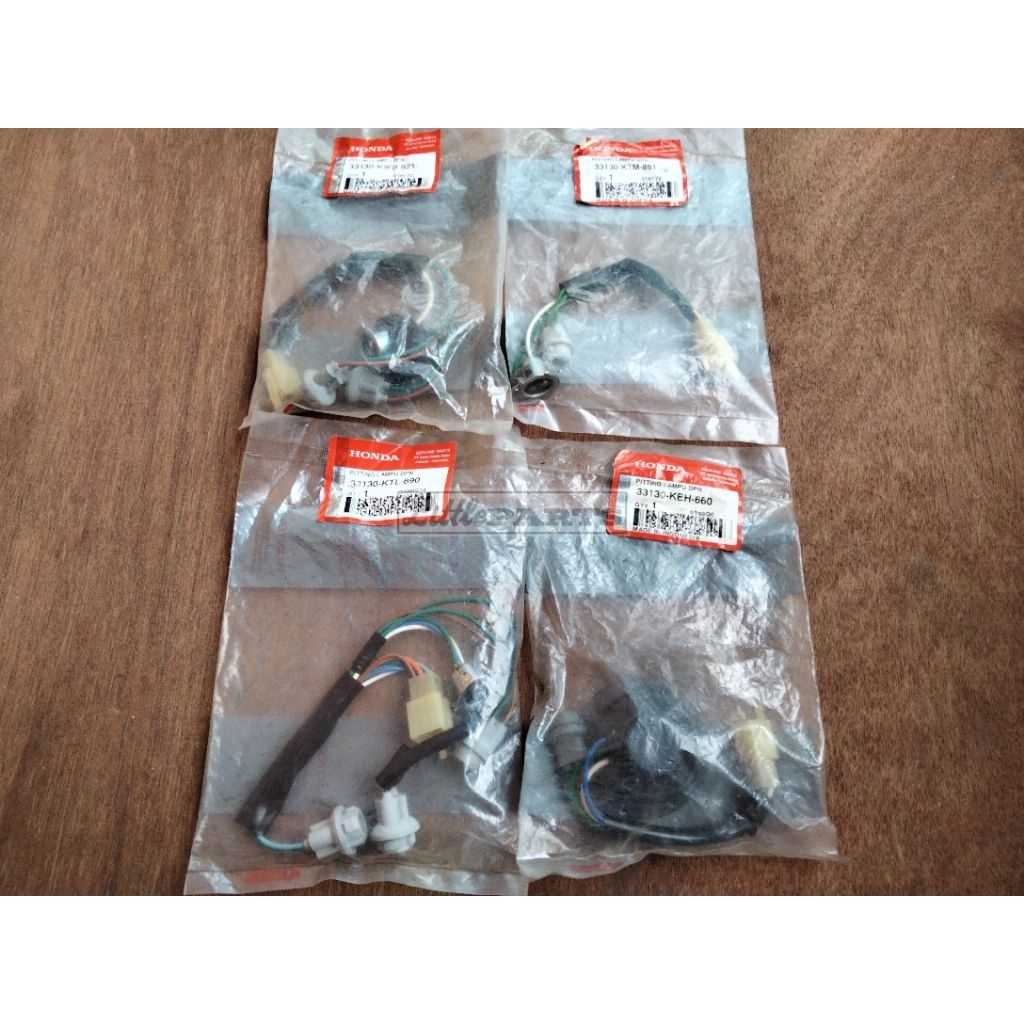 Pitting fitting socket reflektor lampu depan honda supra x 125 lama supra fit new 100 Mega pro new a