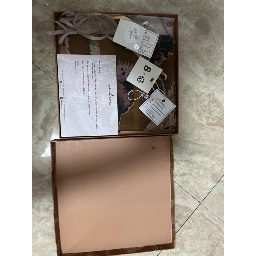 Buttonscarves Le Costa Voal Bronze