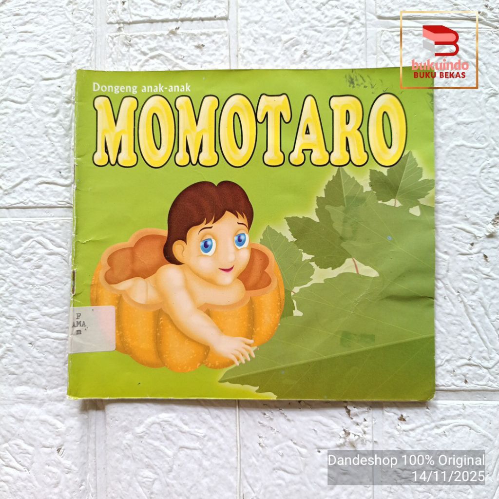 (bekas perpus) Momotaro Dongeng Anak Anak - Buku Cerita Anak Bekas Preloved