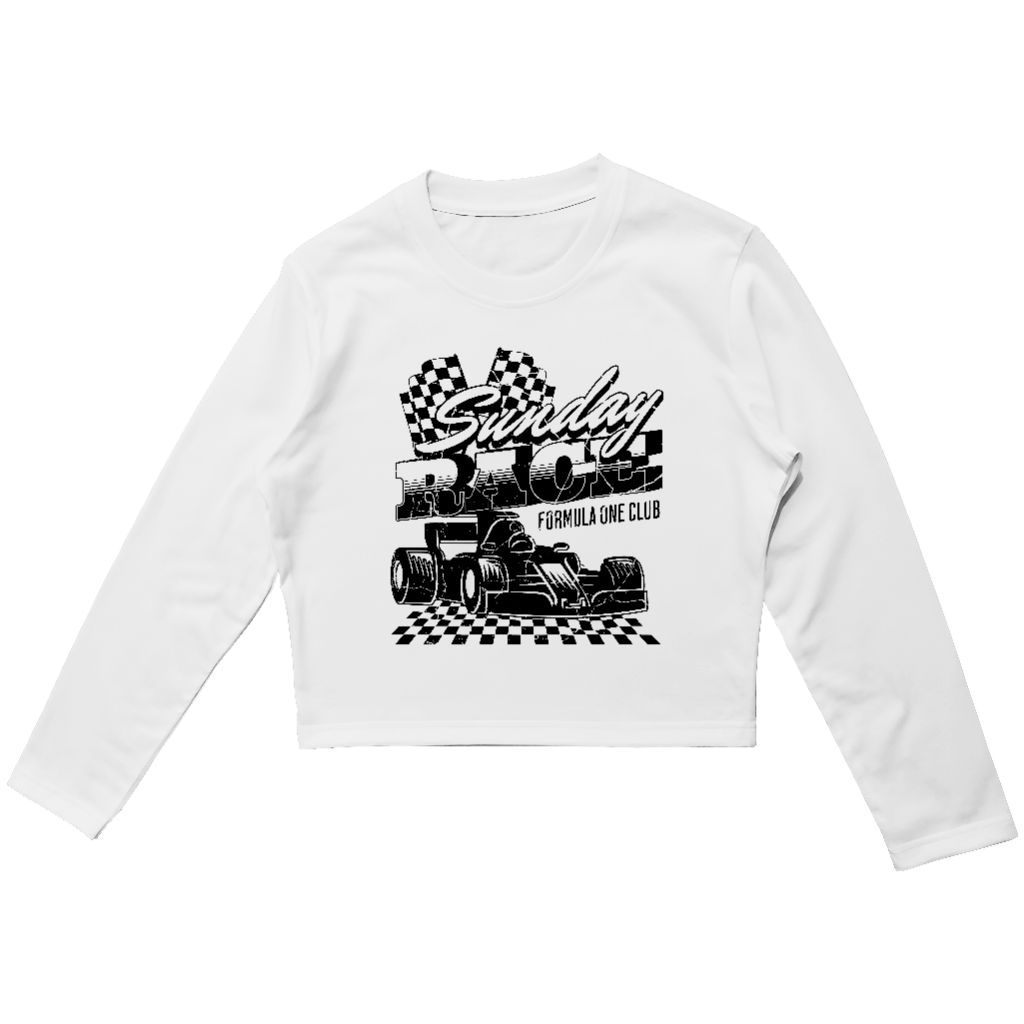 Longsleeve Baby Tee Sunday Race F1