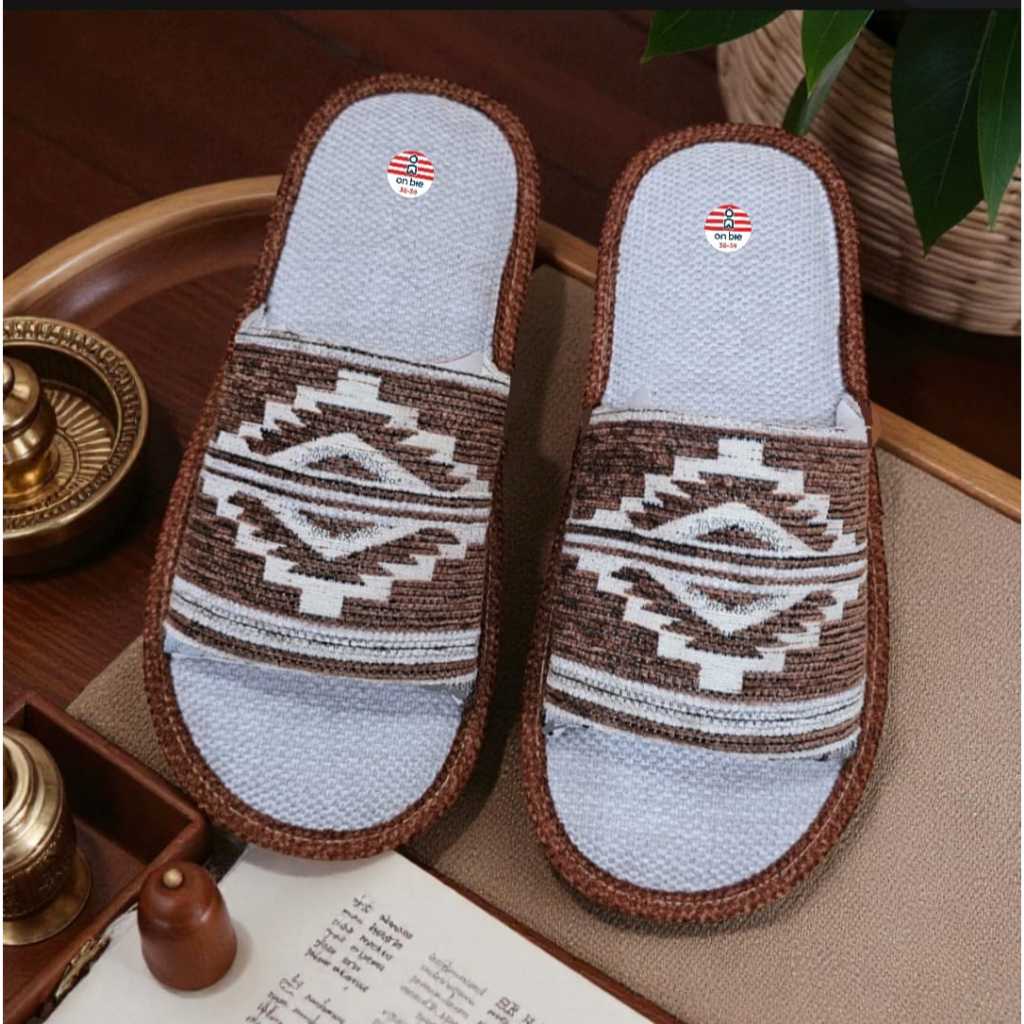 Sandal Rumah / Room Slipper - Onbie ArabiaWeave | Heritage Comfort