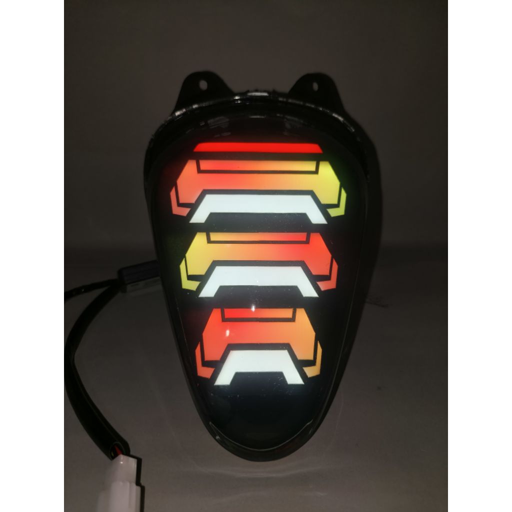Stoplamp Lazy RGB Scoopy 2013–2016 PNP Full Color Bluetooth Running LED